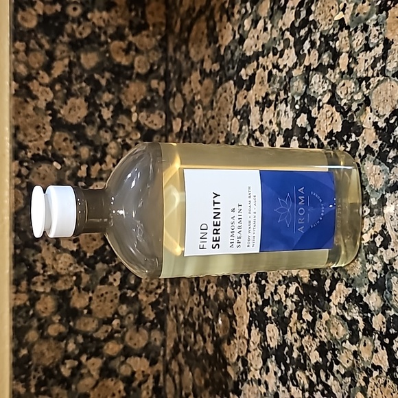 Bath & Body Works Other - BBW AROMA Find Serenity Mimosa + Spearmint Body Wash +Foam Bath